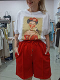 Camiseta Frida Rouge