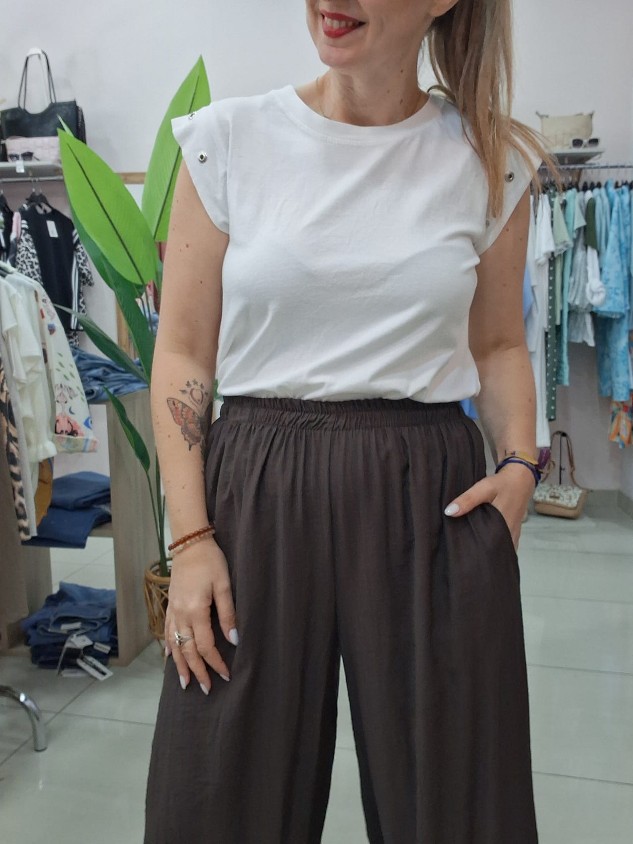 Pantalon Globo Fluido