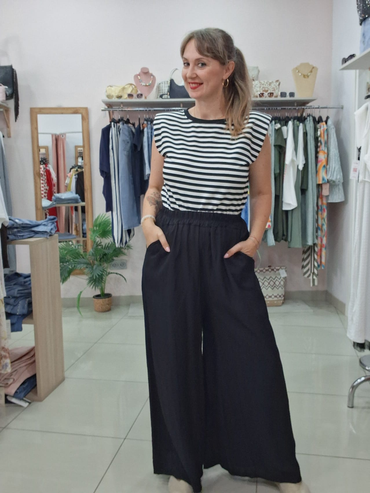 Pantalon Fluido Recto