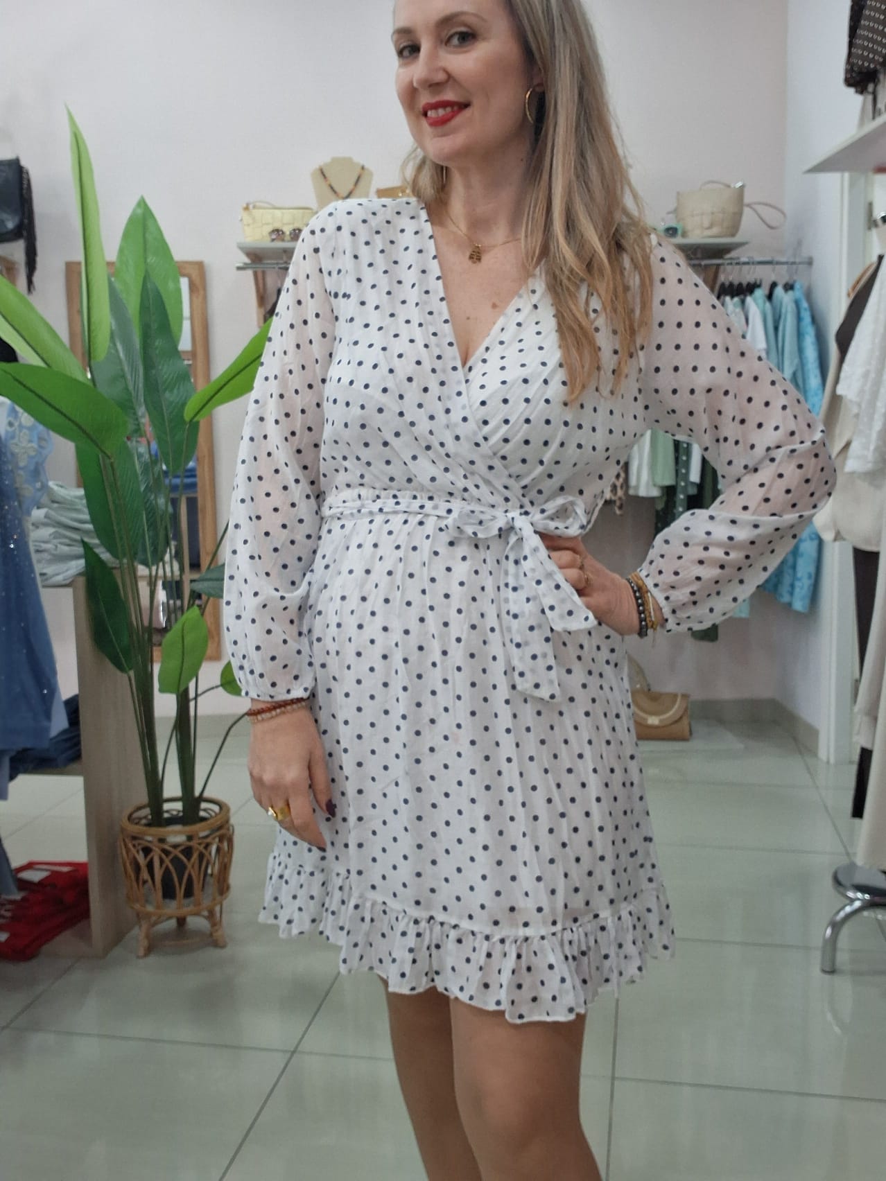 Vestido Lunares