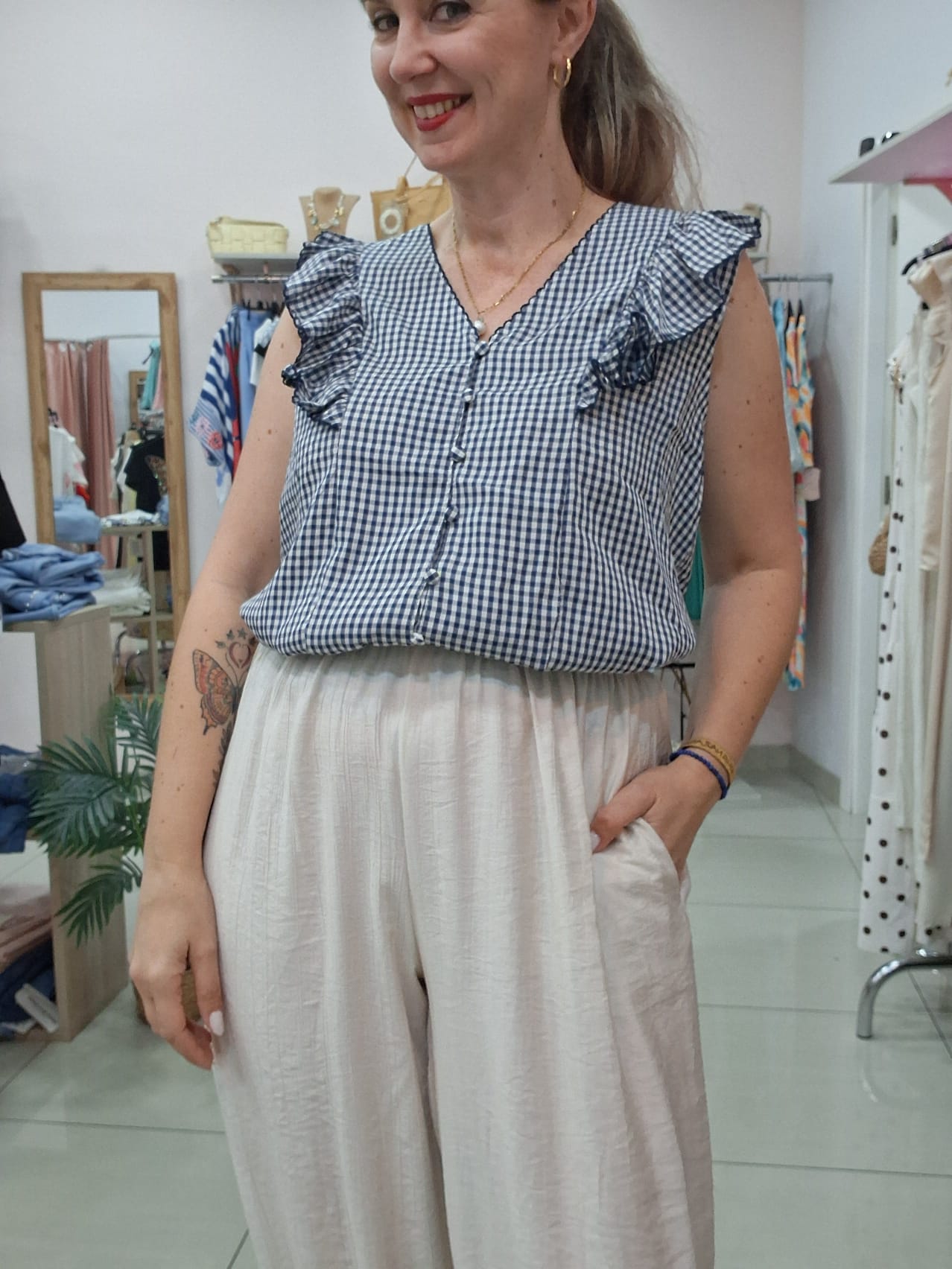 Blusa Vichy