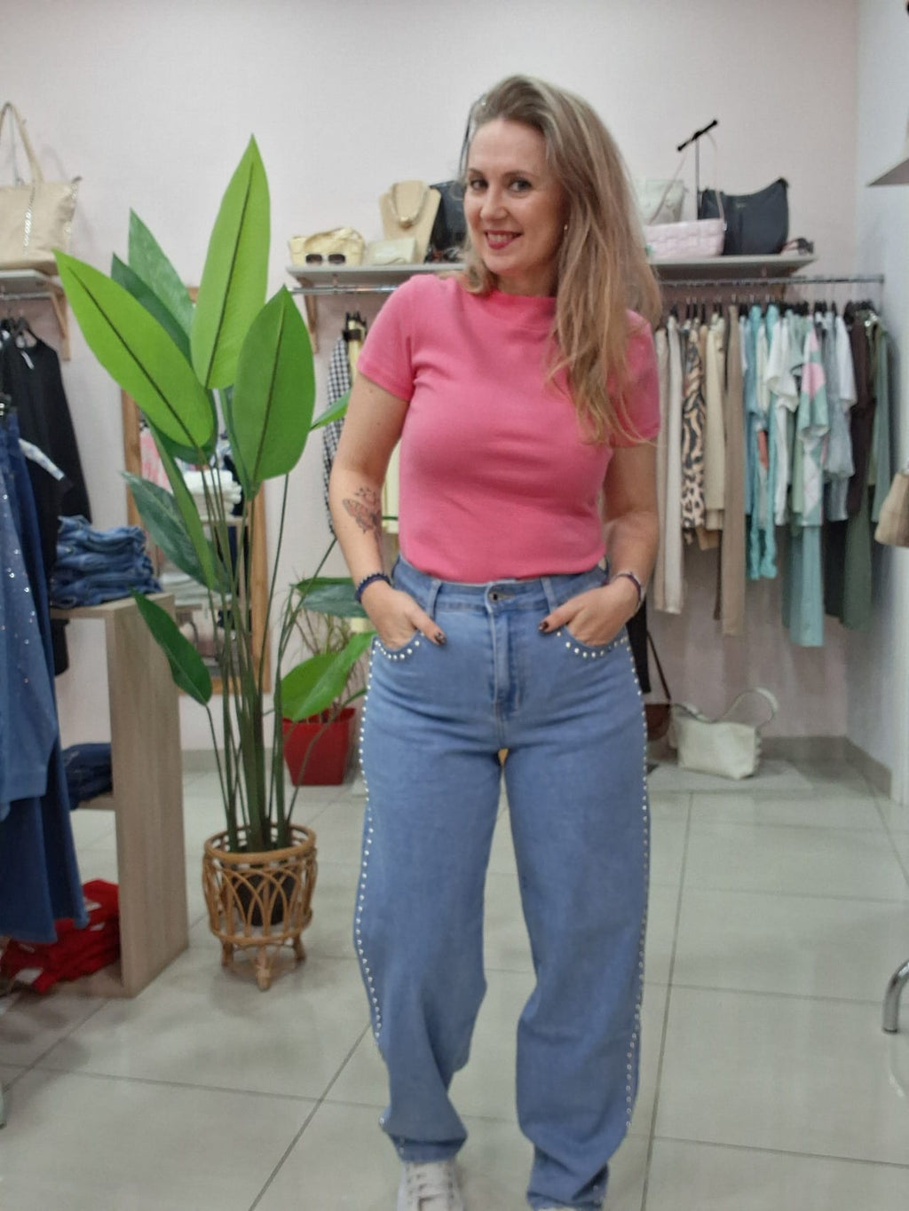 Pantalón Baloon Tachuelas