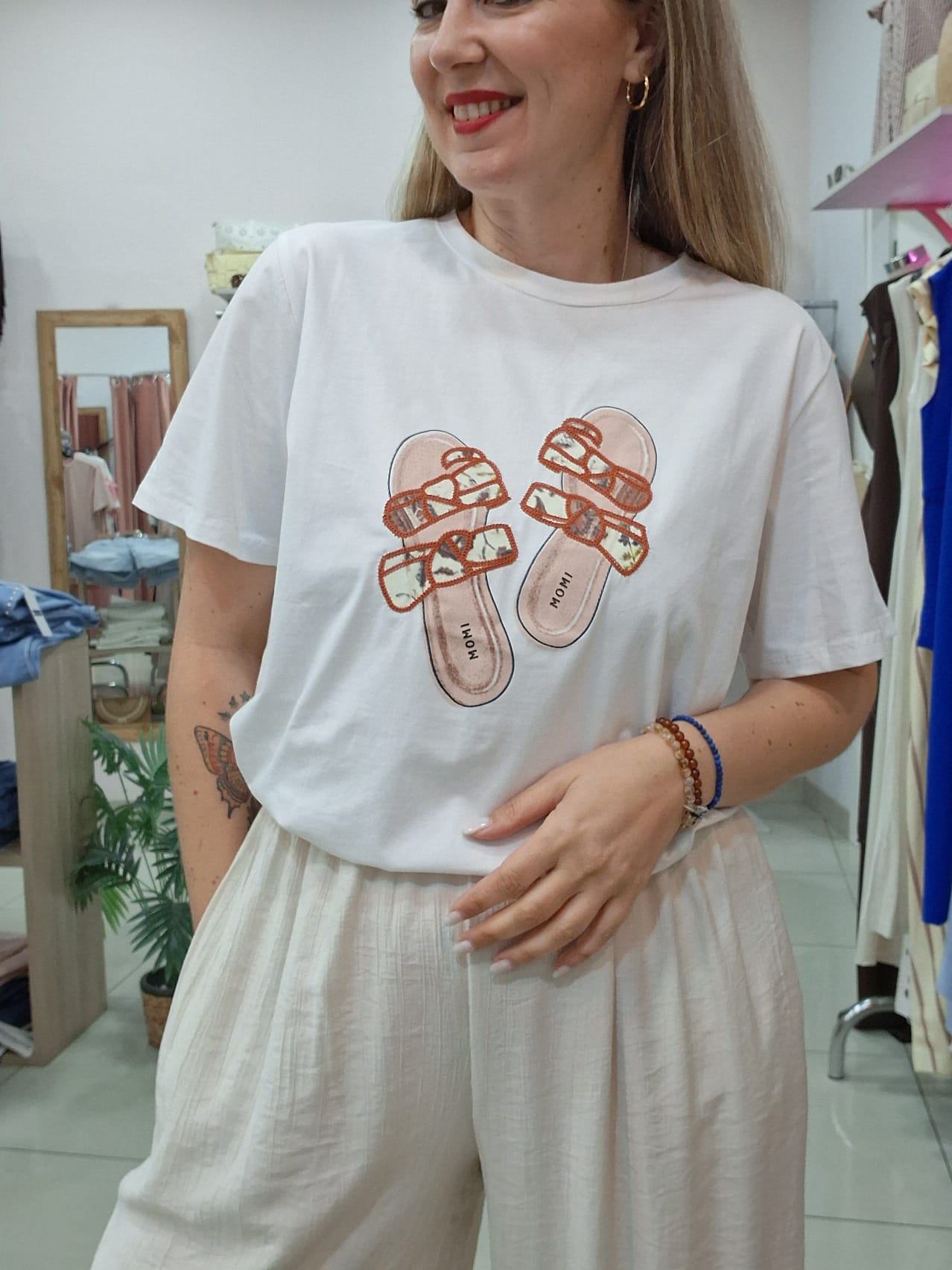 Camiseta Chanclas