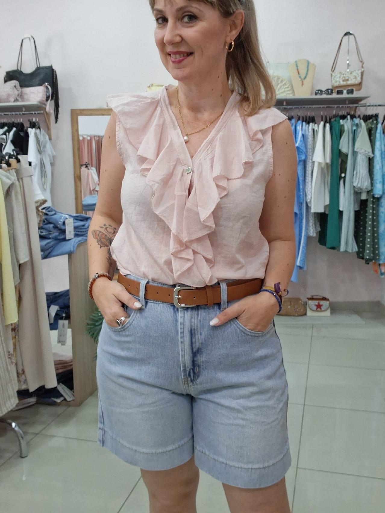 Blusa Chorreras