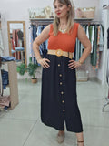 Falda Botones