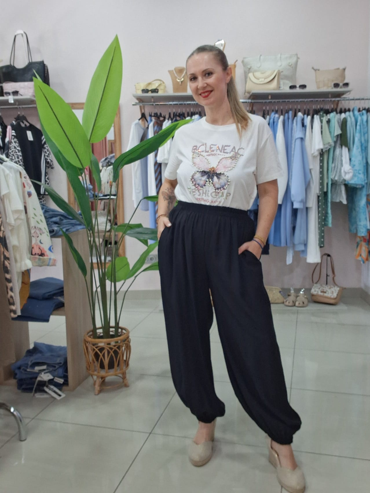 Pantalon Globo Fluido