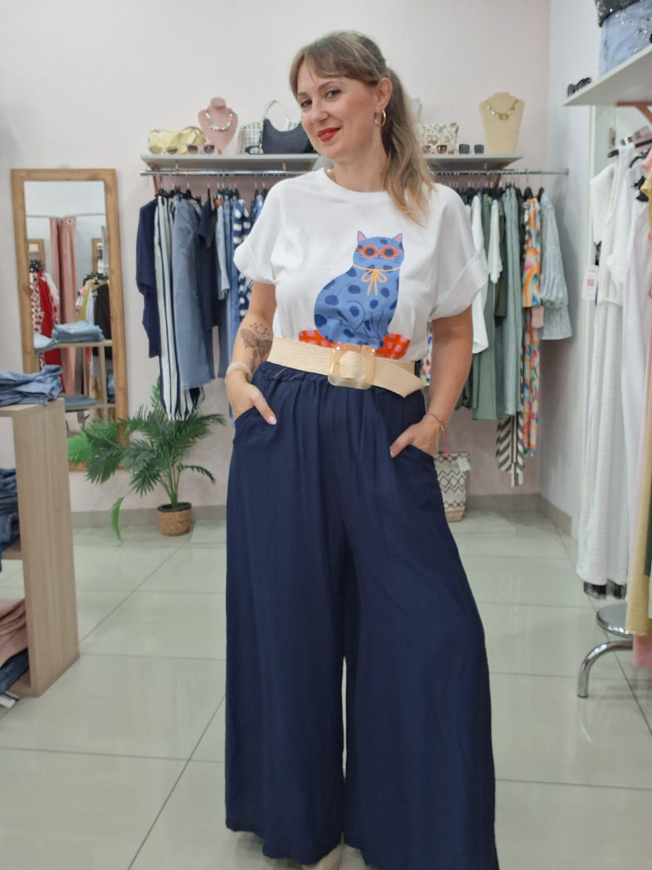 Pantalon Fluido Recto