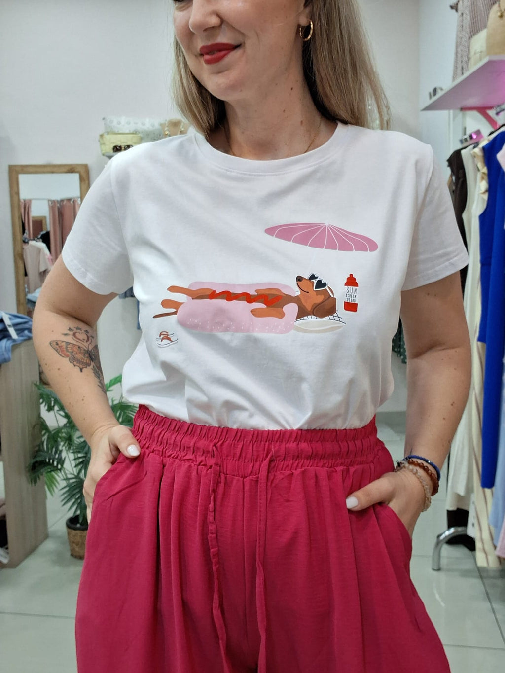 Camiseta Perro Salchicha