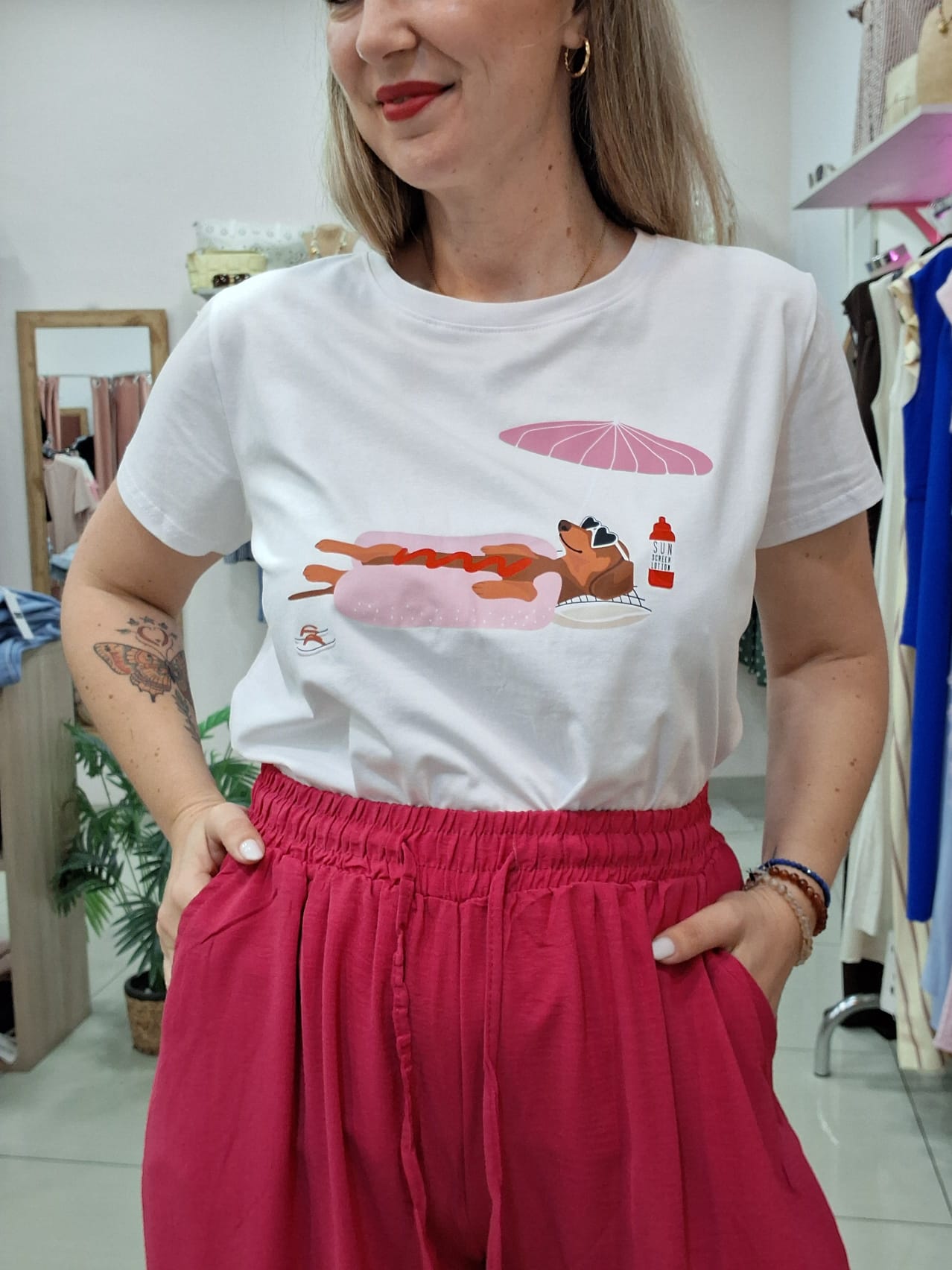 Camiseta Perro Salchicha
