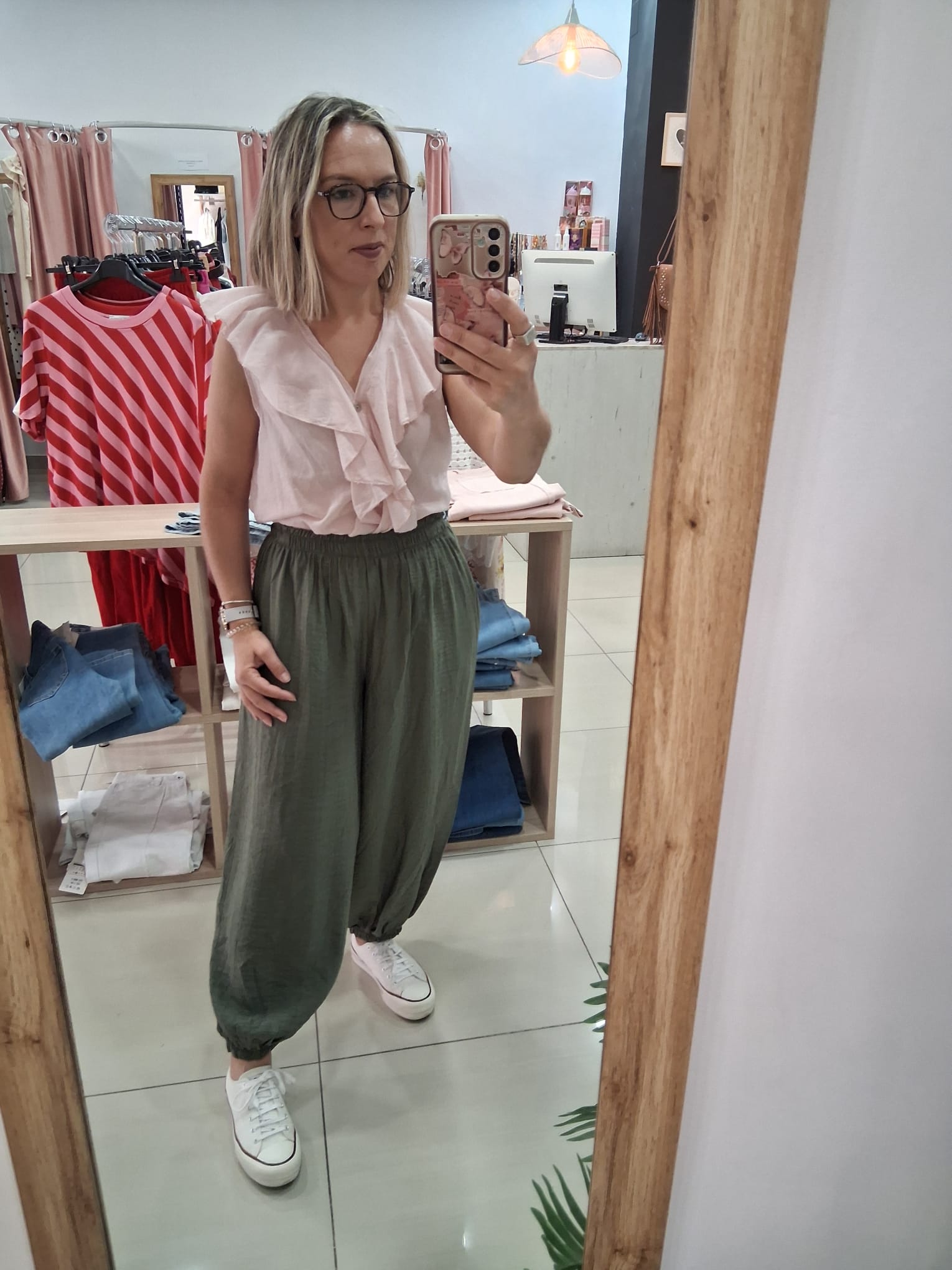 Pantalon Globo Fluido