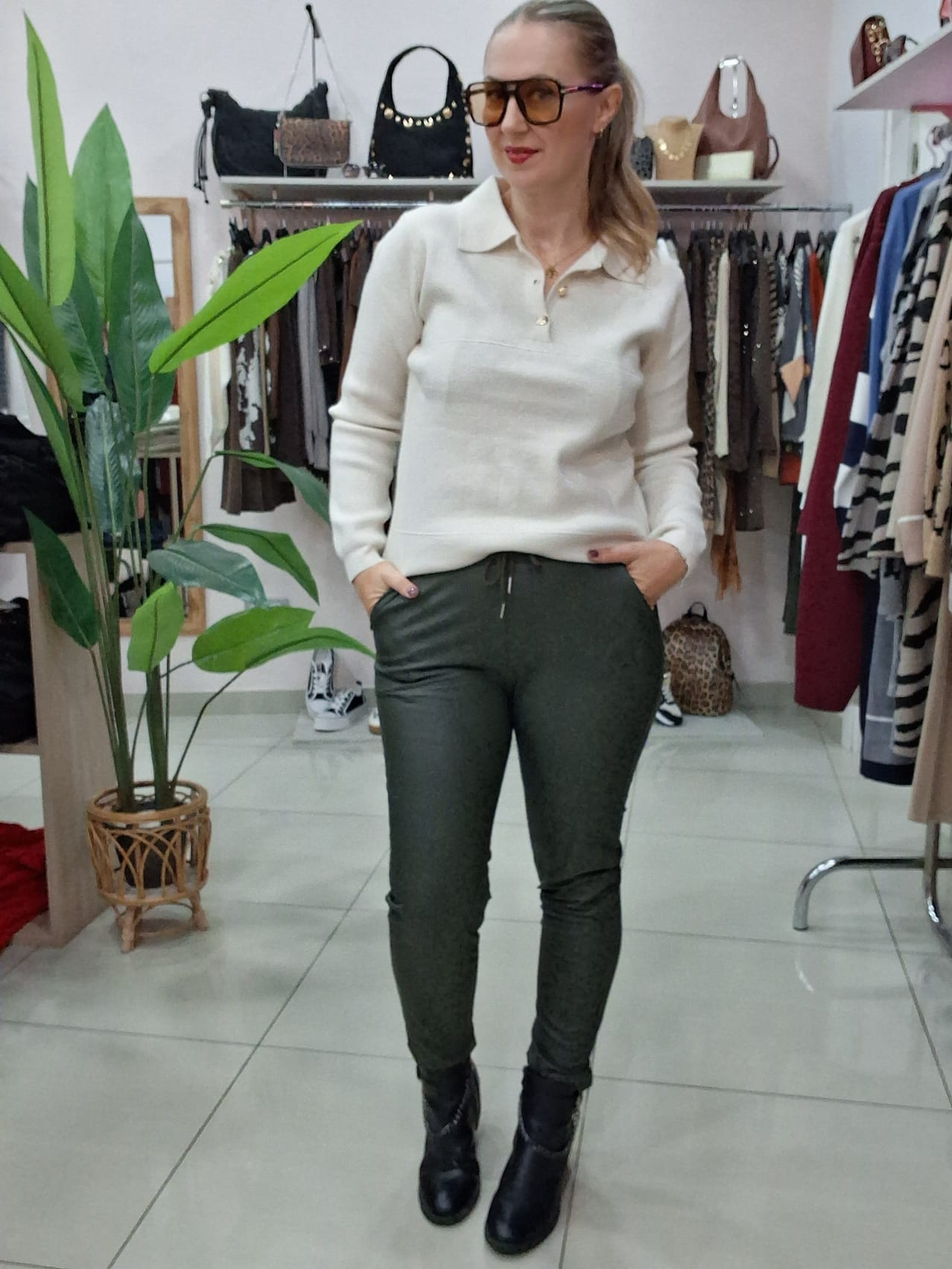 Pantalón Jogger Polipiel