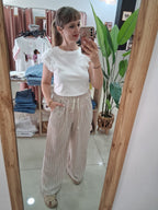 Pantalón Rayas Fluido
