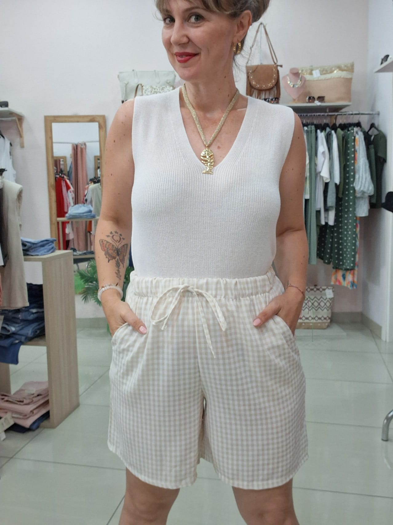 Pantalón Vichy